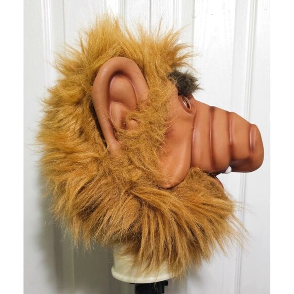 Vintage Alf Full Head Mask Collegeville 80s 90s Alien Sitcom Halloween Costume T - Picture 7 of 8